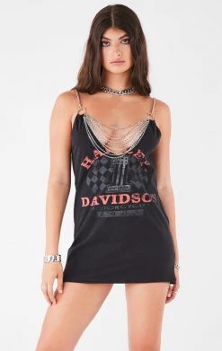 FURST OF A KIND VINTAGE DRAPED CHAIN DRESS VINTAGE CHAINS