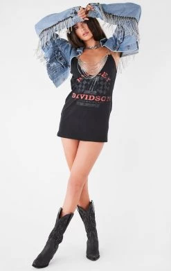 FURST OF A KIND VINTAGE DRAPED CHAIN DRESS VINTAGE CHAINS