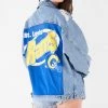 FURST OF A KIND VINTAGE GRAPHIC BACK INSERT DENIM JACKET