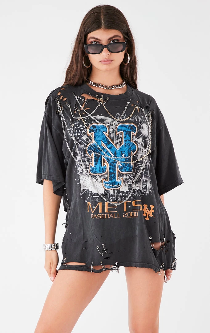 FURST OF A KIND VINTAGE MULTI DRAPED CHAIN TEE VINTAGE CHAINS 3 FURST OF A KIND VINTAGE MULTI DRAPED CHAIN TEE VINTAGE CHAINS