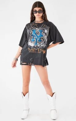 FURST OF A KIND VINTAGE MULTI DRAPED CHAIN TEE VINTAGE CHAINS