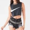 FURST OF A KIND VINTAGE CHAIN SIDE SLEEVELESS CROPPED TEE FESTIVAL