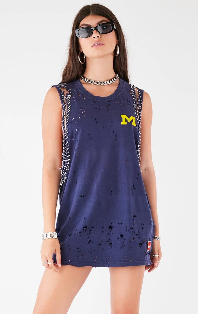 FURST OF A KIND VINTAGE SAFETY PIN SLEEVELESS TEE 5 FURST OF A KIND VINTAGE SAFETY PIN SLEEVELESS TEE