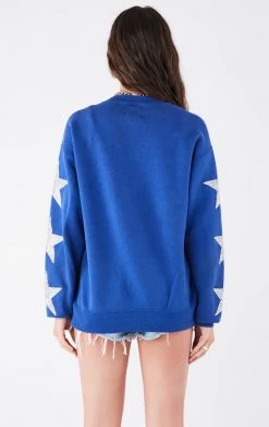 FURST OF A KIND VINTAGE SILVER STAR PATCH SWEATSHIRT VINTAGE SPORTS
