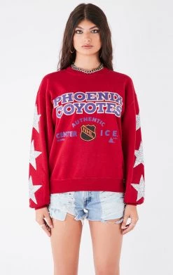 FURST OF A KIND VINTAGE SILVER STAR PATCH SWEATSHIRT