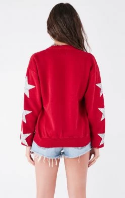 FURST OF A KIND VINTAGE SILVER STAR PATCH SWEATSHIRT