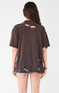 FURST OF A KIND VINTAGE CHAINS VINTAGE MULTI DRAPED CHAIN TEE