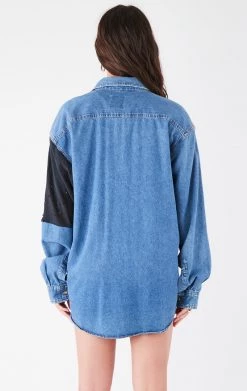 FURST OF A KIND VINTAGE DRINKS VINTAGE PATCHWORK CHAMBRAY 7 FURST OF A KIND VINTAGE DRINKS VINTAGE PATCHWORK CHAMBRAY