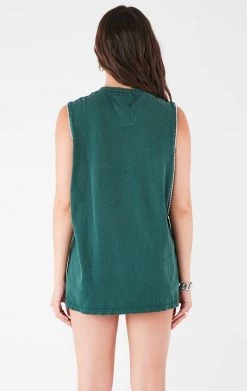 FURST OF A KIND VINTAGE RHINESTONE TRIM SLEEVELESS TEE VINTAGE SPORTS 7 FURST OF A KIND VINTAGE RHINESTONE TRIM SLEEVELESS TEE VINTAGE SPORTS