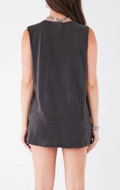 FURST OF A KIND VINTAGE DEEP V CHAIN SLEEVELESS TEE VINTAGE CHAINS