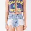 FURST OF A KIND VINTAGE CHAINS VINTAGE CHAIN LACE UP SLEEVELESS TEE