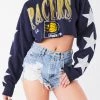 FURST OF A KIND VINTAGE SPORTS VINTAGE STAR PATCH CROPPED HOODIE 2 FURST OF A KIND VINTAGE SPORTS VINTAGE STAR PATCH CROPPED HOODIE