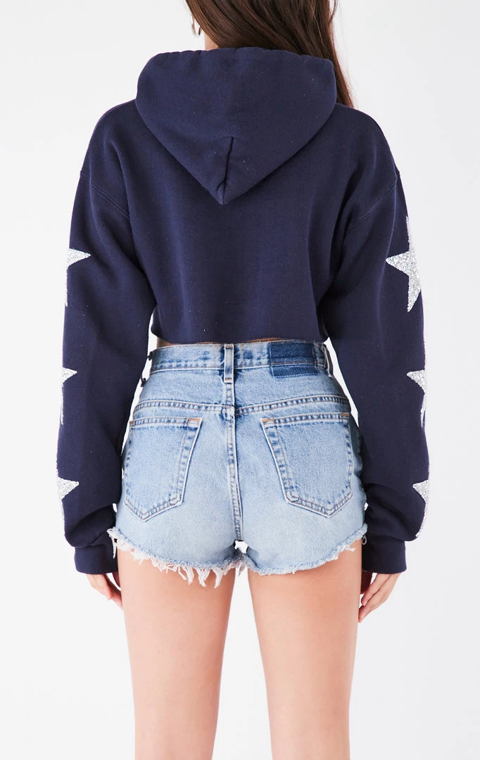 FURST OF A KIND VINTAGE SPORTS VINTAGE STAR PATCH CROPPED HOODIE 4 FURST OF A KIND VINTAGE SPORTS VINTAGE STAR PATCH CROPPED HOODIE