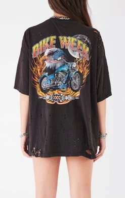 FURST OF A KIND VINTAGE MULTI DRAPED CHAIN TEE VINTAGE CHAINS 7 FURST OF A KIND VINTAGE MULTI DRAPED CHAIN TEE VINTAGE CHAINS