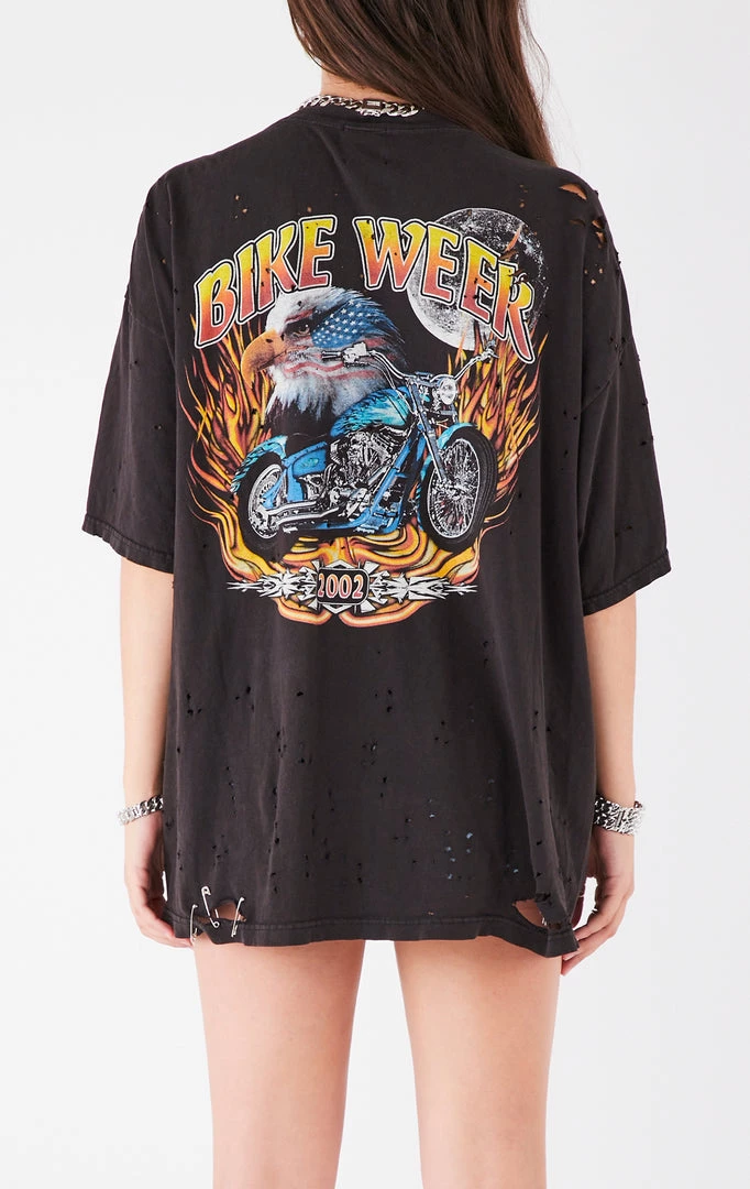 FURST OF A KIND VINTAGE MULTI DRAPED CHAIN TEE VINTAGE CHAINS 5 FURST OF A KIND VINTAGE MULTI DRAPED CHAIN TEE VINTAGE CHAINS