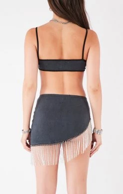 FURST OF A KIND VINTAGE RHINESTONE FRINGE BRA TOP AND SKIRT SET 7 FURST OF A KIND VINTAGE RHINESTONE FRINGE BRA TOP AND SKIRT SET