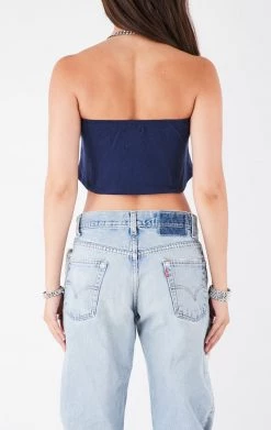 FURST OF A KIND VINTAGE CHAIN HALTER TOP VINTAGE CHAINS