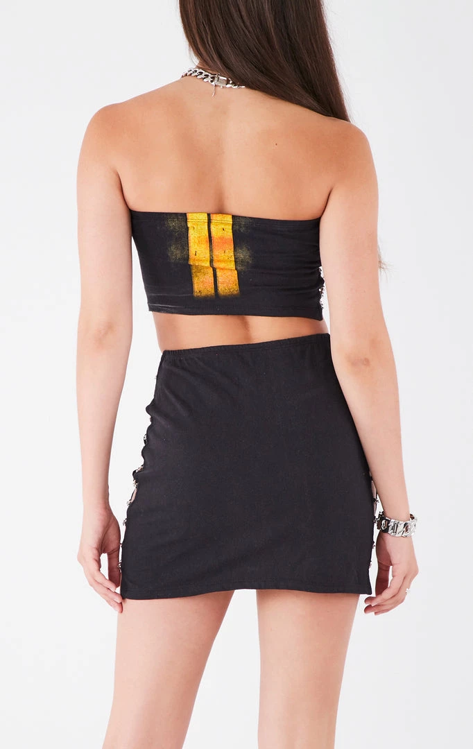 FURST OF A KIND VINTAGE CHAIN LADDER TUBE TOP AND SKIRT SET 5 FURST OF A KIND VINTAGE CHAIN LADDER TUBE TOP AND SKIRT SET