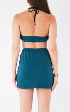 FURST OF A KIND VINTAGE DRESSES VINTAGE CUT OUT HALTER DRESS