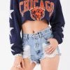 FURST OF A KIND VINTAGE STAR PATCH CROPPED SWEATSHIRT VINTAGE NFL