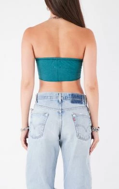 FURST OF A KIND VINTAGE CUT OUT CHAIN HALTER TOP VINTAGE CHAINS