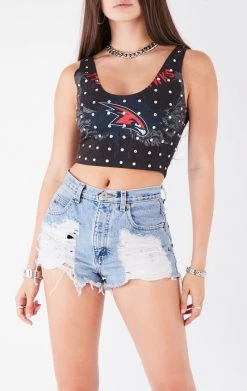 FURST OF A KIND VINTAGE ALLOVER RHINESTONE TANK