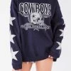 FURST OF A KIND VINTAGE SILVER STAR PATCH SWEATSHIRT
