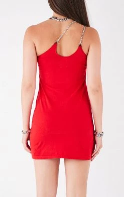 FURST OF A KIND VINTAGE ONE SHOULDER DOUBLE CHAIN STRAP DRESS 7 FURST OF A KIND VINTAGE ONE SHOULDER DOUBLE CHAIN STRAP DRESS