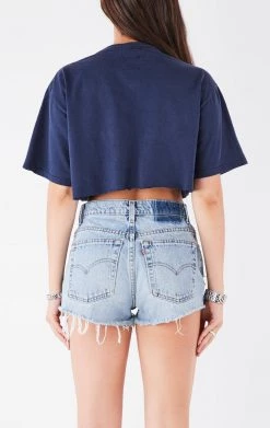 FURST OF A KIND VINTAGE CHAIN LACE UP TEE