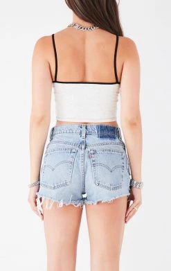 FURST OF A KIND VINTAGE RHINESTONE FRINGE TANK