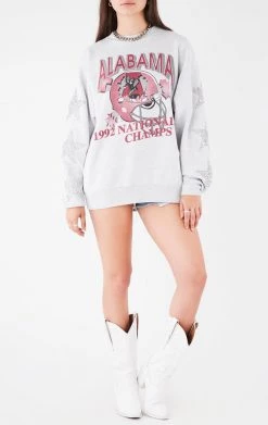 FURST OF A KIND VINTAGE SILVER STAR PATCH SWEATSHIRT VINTAGE COLLEGE