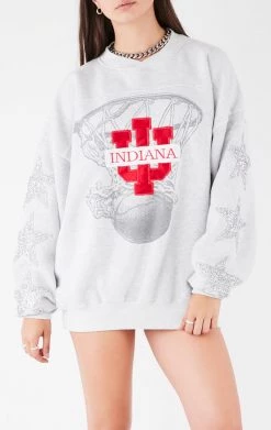 FURST OF A KIND VINTAGE SILVER STAR PATCH SWEATSHIRT