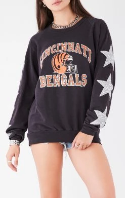 FURST OF A KIND VINTAGE NFL VINTAGE SILVER STAR PATCH SWEATSHIRT