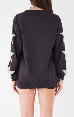 FURST OF A KIND VINTAGE NFL VINTAGE SILVER STAR PATCH SWEATSHIRT