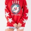 FURST OF A KIND VINTAGE SILVER STAR PATCH SWEATSHIRT