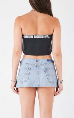 FURST OF A KIND VINTAGE CHAIN HALTER TOP