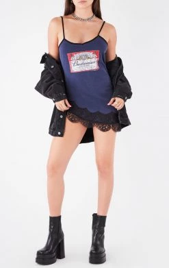 FURST OF A KIND VINTAGE LACE TRIM DRESS