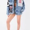FURST OF A KIND VINTAGE SPLICED PATCHWORK DENIM JACKET