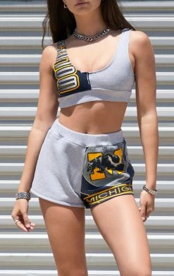 FURST OF A KIND VINTAGE COLLEGE VINTAGE SPLICED TANK AND SHORT SET