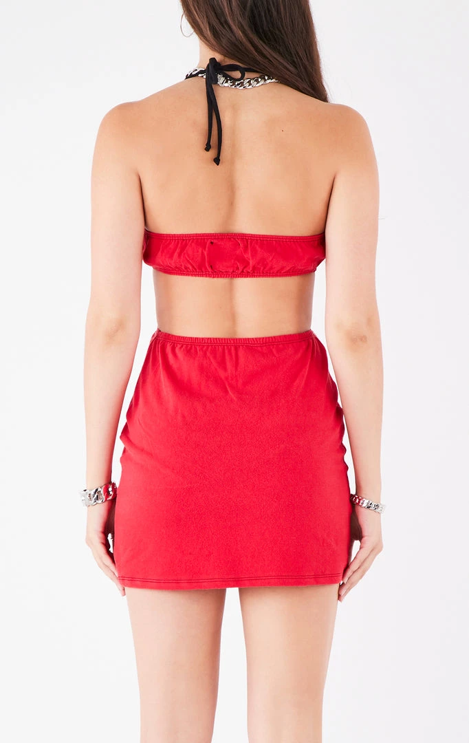 FURST OF A KIND VINTAGE DRESSES VINTAGE CUT OUT HALTER DRESS 5 FURST OF A KIND VINTAGE DRESSES VINTAGE CUT OUT HALTER DRESS