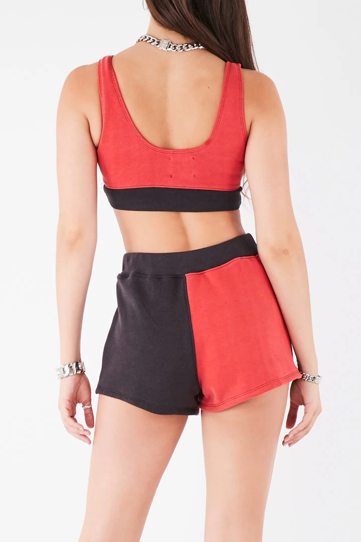 FURST OF A KIND VINTAGE COLLEGE VINTAGE SPLICED TANK AND SHORT SET 5 FURST OF A KIND VINTAGE COLLEGE VINTAGE SPLICED TANK AND SHORT SET