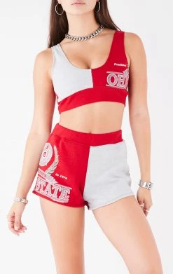 FURST OF A KIND VINTAGE SPLICED TANK AND SHORT SET VINTAGE COLLEGE