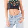 FURST OF A KIND FESTIVAL VINTAGE HALTER NECK WATERFALL CHAIN BACK TOP
