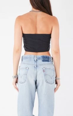 FURST OF A KIND VINTAGE CHAIN HALTER TOP