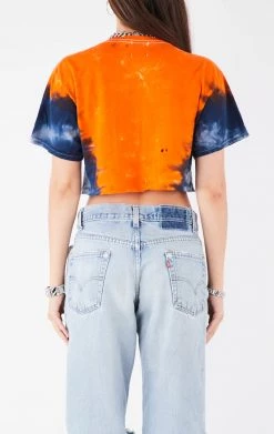 FURST OF A KIND VINTAGE CHAIN LACE UP TEE