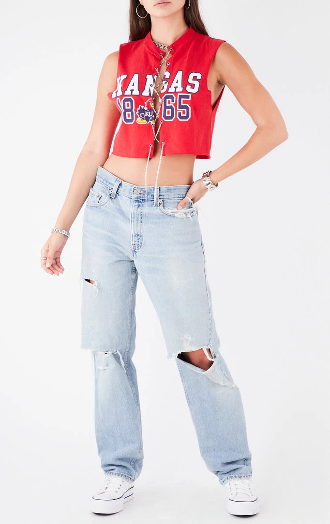 FURST OF A KIND VINTAGE CHAIN LACE UP SLEEVELESS TEE 4 FURST OF A KIND VINTAGE CHAIN LACE UP SLEEVELESS TEE