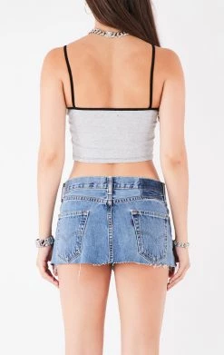 FURST OF A KIND VINTAGE RHINESTONE FRINGE TANK