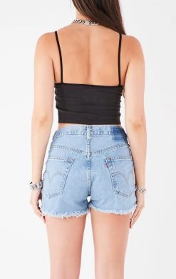 FURST OF A KIND VINTAGE RHINESTONE FRINGE TANK