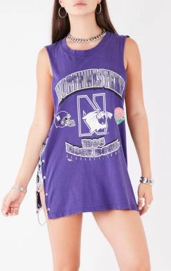 FURST OF A KIND VINTAGE CHAINS VINTAGE CHAIN SIDE SLEEVELESS TEE