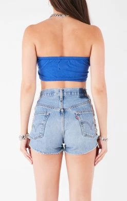 FURST OF A KIND VINTAGE CUT OUT WATERFALL CHAIN TUBE TOP